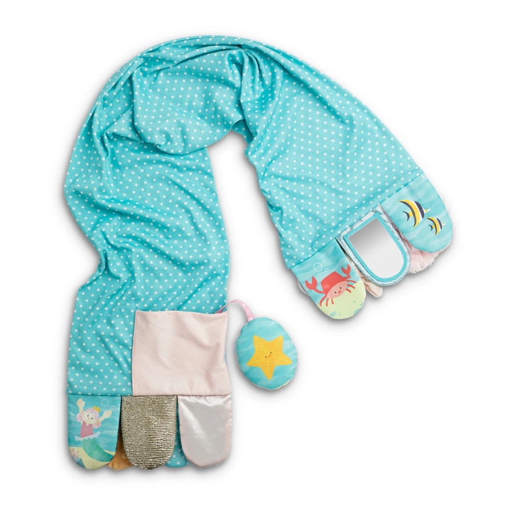 Demdaco Mommy & Me Activity Scarf - Mermaid - Picture 2 of 8